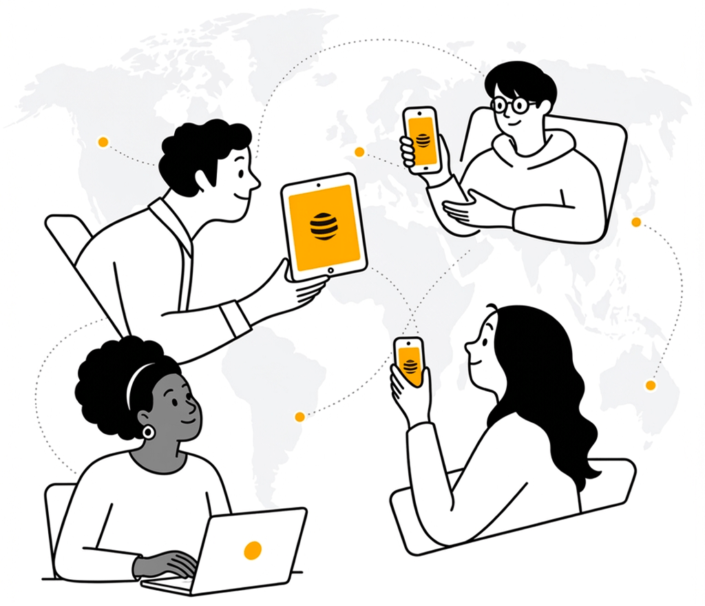 Verified network of real people